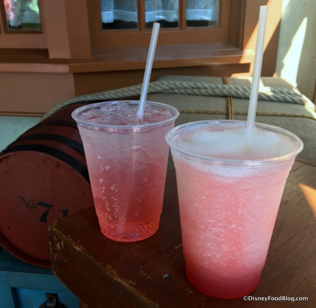 Sprite with Watermelon and Lemonade Slush with Wildberry