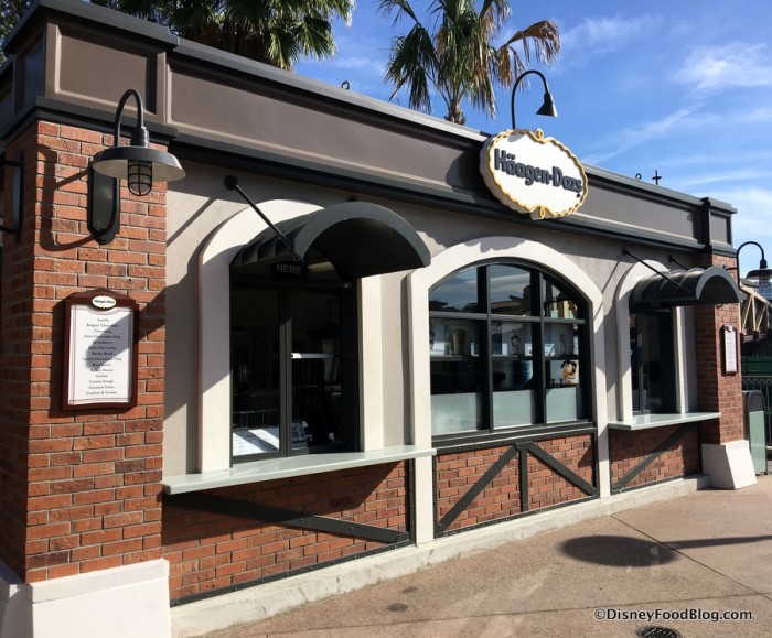New Häagen-Dazs Kiosk at Disney Springs