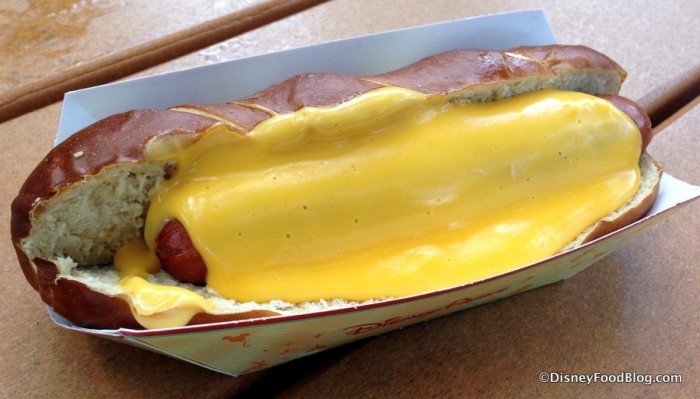 Pretzel Cheese Dog