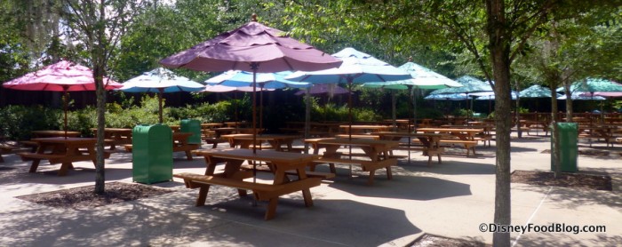 Tables at Lottawatta Lodge
