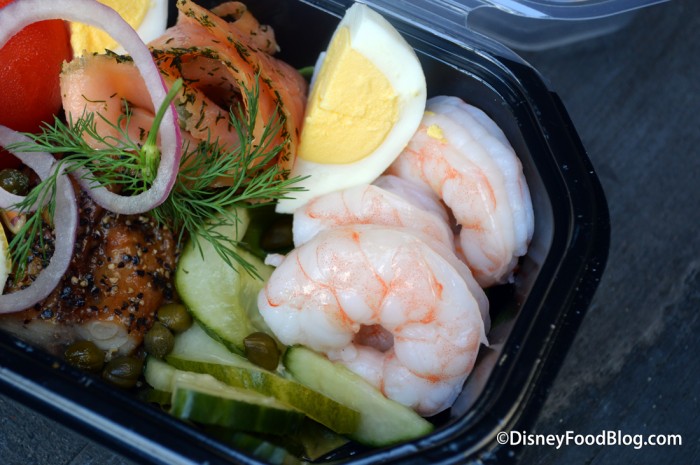 Shrimp, Pickels and Egg