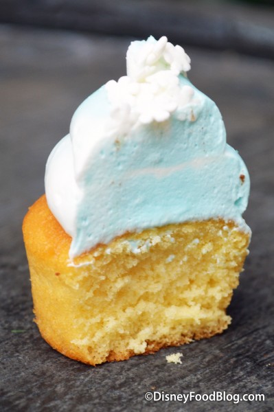 Vanilla Mini Cupcake Cross Section