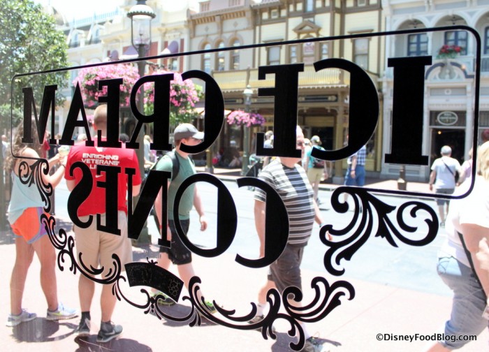 Plaza Ice Cream Parlor Window