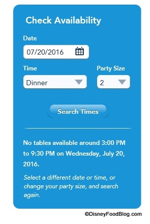 The Plaza Advance Dining Reservation screenshot