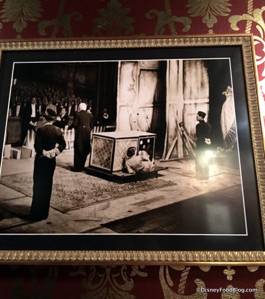 Photograph in Restroom Hallway