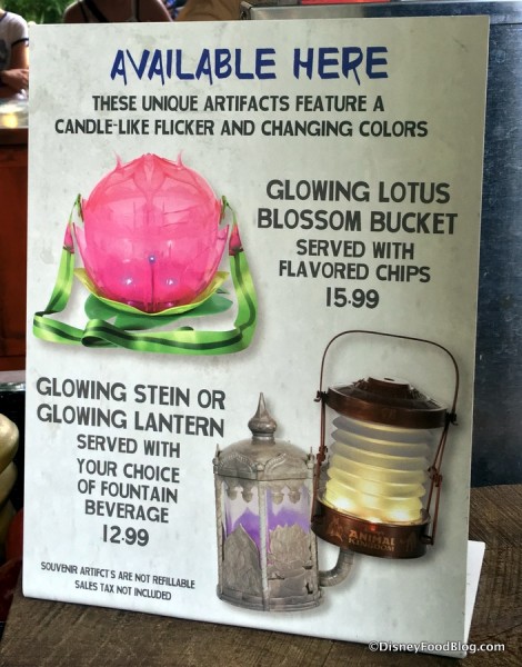 Bucket and Steins at Thirsty River Bar and Trek Snacks