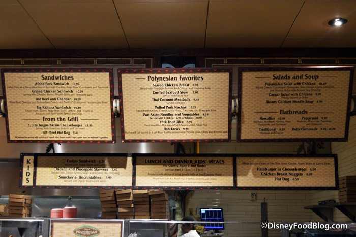 Menus