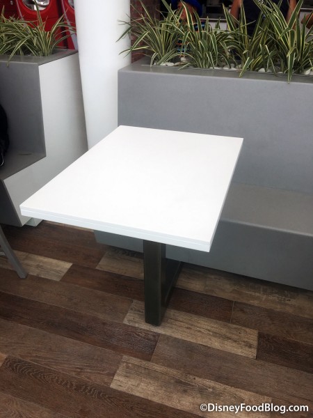 Rooftop Bar Area Table