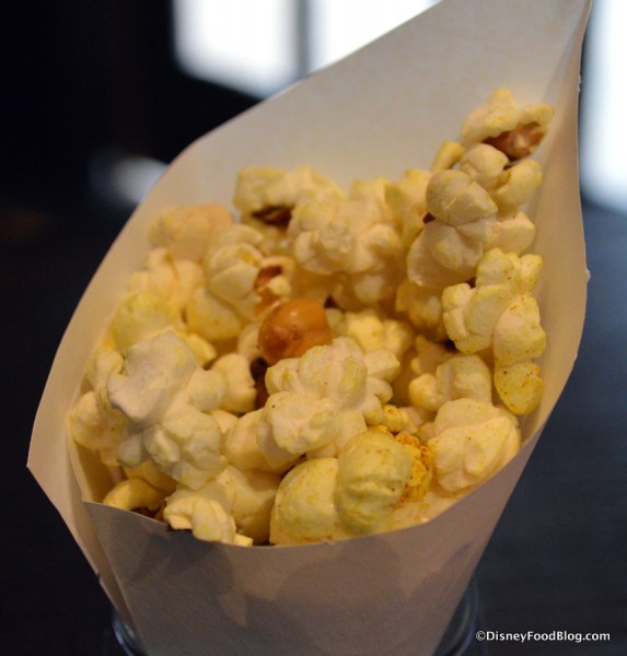 Curry-dusted Popcorn and Chickpeas