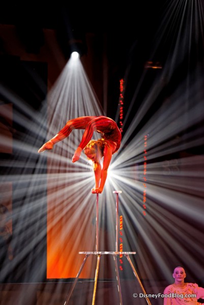 Gymnast Performing 