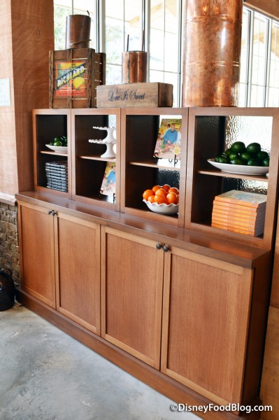 Decor and Cabinetry at the Front