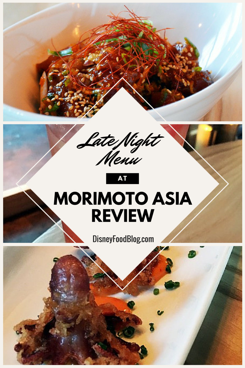 New Late Night Menu and Forbidden Lounge at Morimoto Asia in Disney Springs