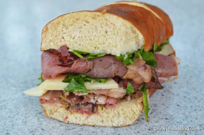 Half of the Pastrami Sandwich 