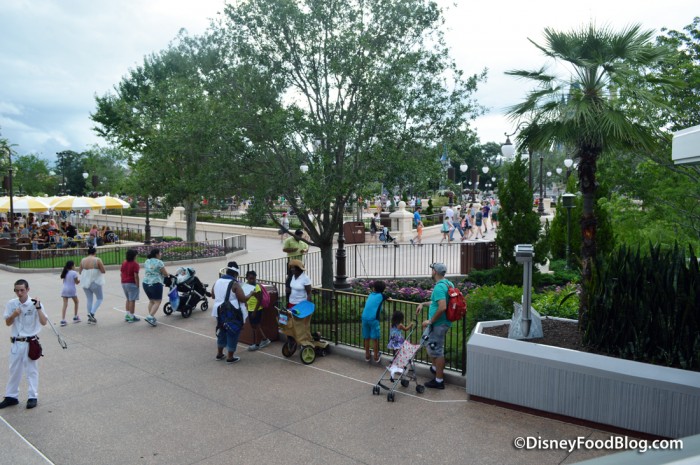 Can you spot the castle from this upper-level seat?