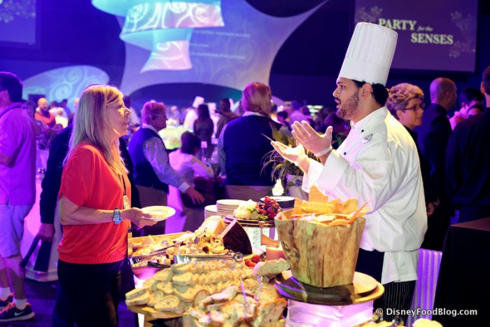 Wine View Lounge Cheese Station