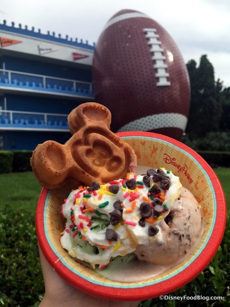 Mickey Gelato Sundae