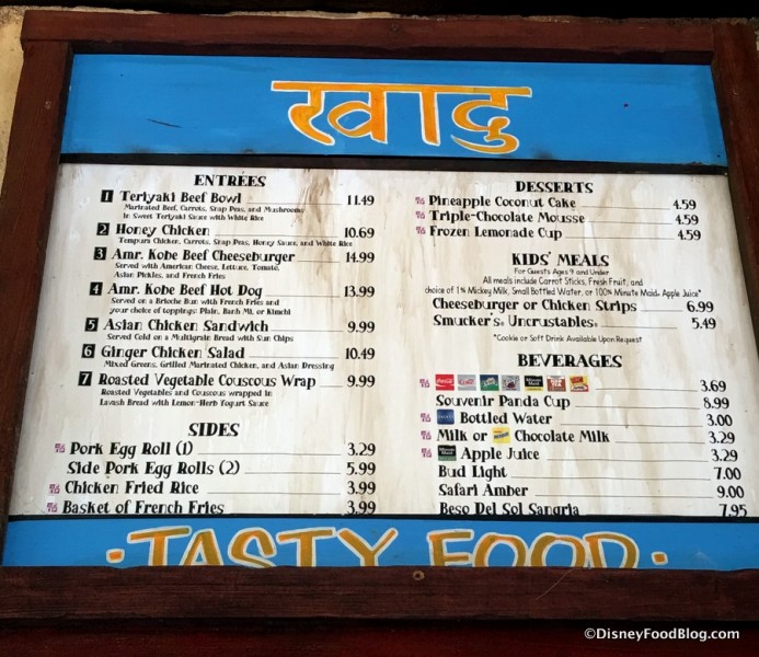 Local Foods Cafe Menu