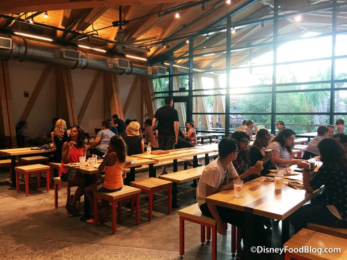 Inside Blaze fast Fire'd Pizza