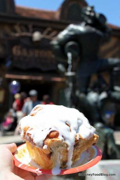 Gaston and His Cinnamon Roll!