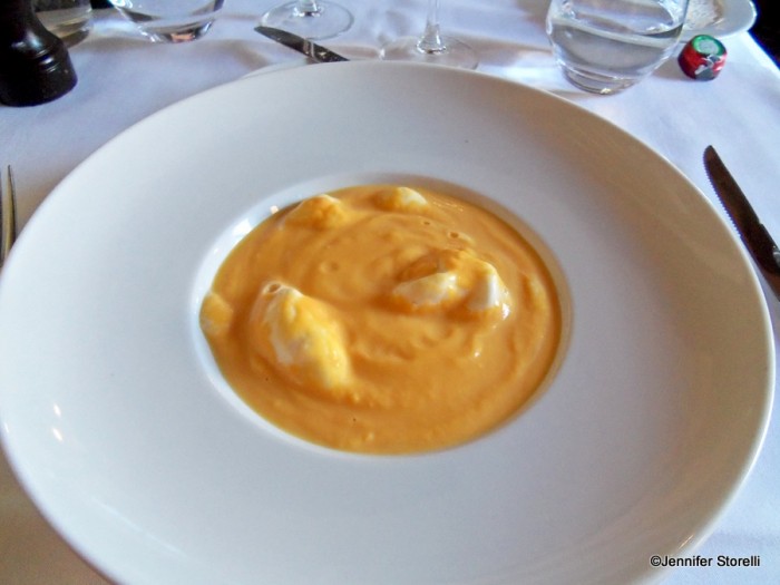 Cream of butternut squash soup