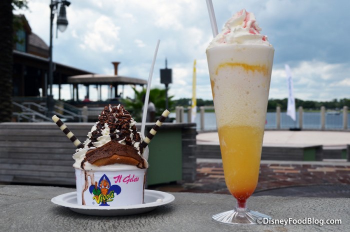 Nutella Brownie Sundae and Creamsicle Float