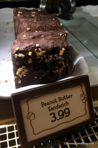 Peanut Butter Sandwich at Pooh's Hunny Spot