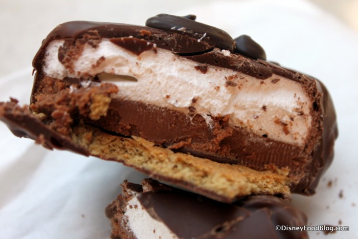 Mickey S'more cross-section