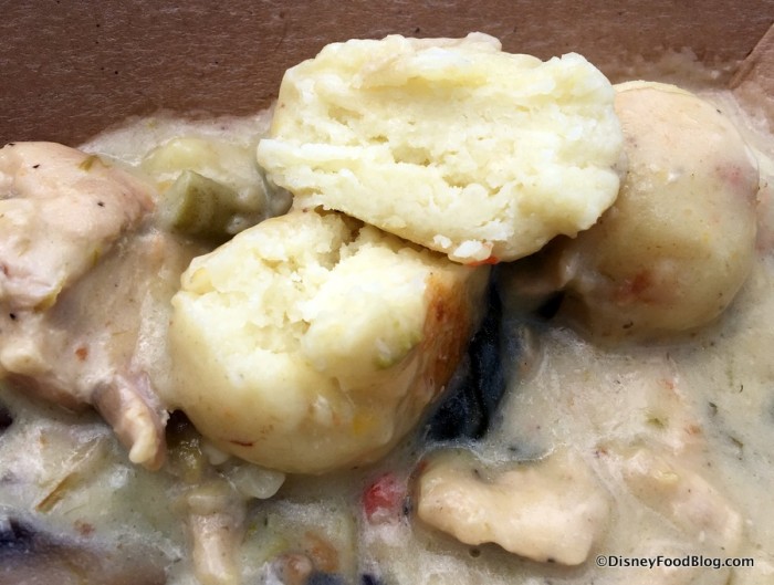 Chicken and Dumplings cross-section