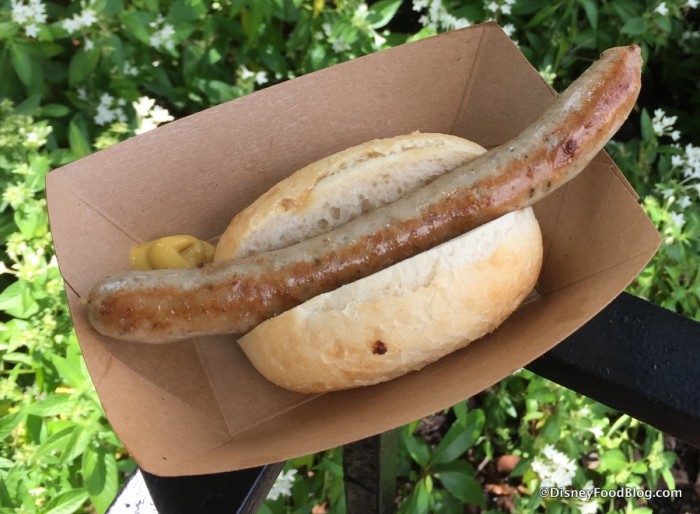 Roast Bratwurst served in a Hard Roll