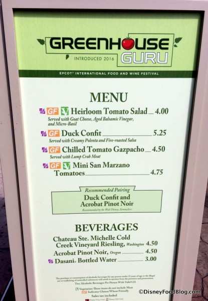 Greenhouse Guru Menu