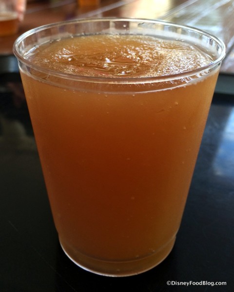 Frozen Spiked Tea with “Orlando Orange” Vodka