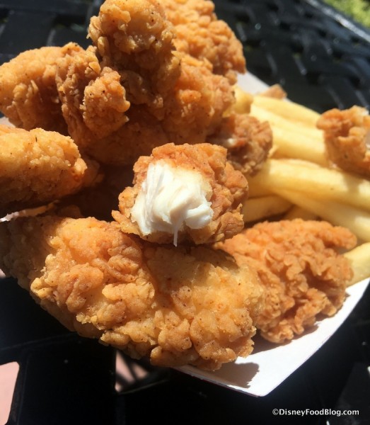 Fried Chicken Chunks with Dole Pineapple Sweet and Sour Sauce