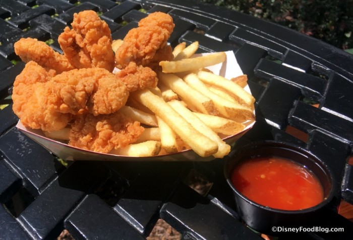 Fried Chicken Chunks with Dole Pineapple Sweet and Sour Sauce