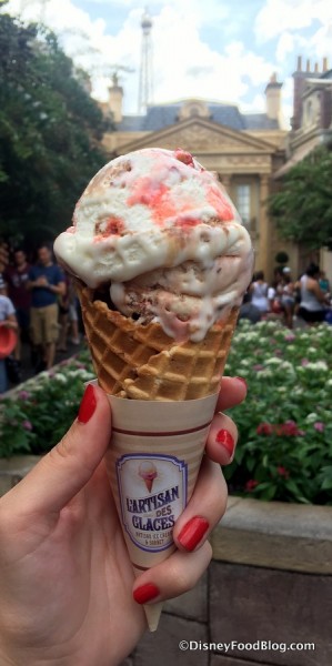 Candied Peanuts with Chocolate Peanut Butter Fudge Ice Cream