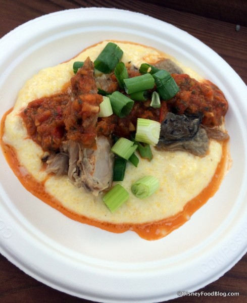 Duck Confit with Creamy Polenta and Fire-roasted Salsa