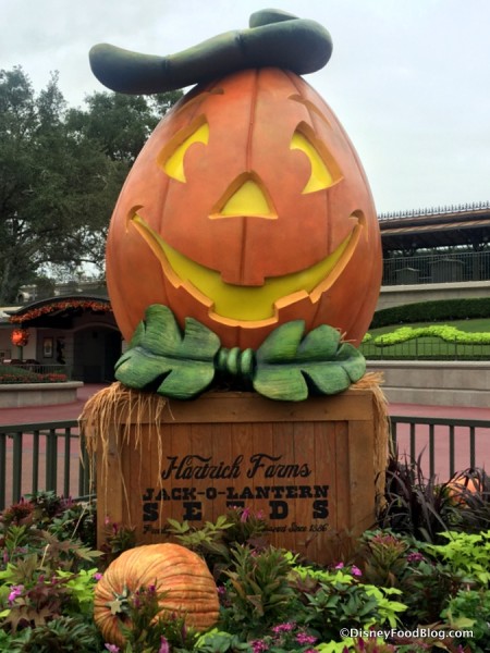 Halloween Decoration in Magic Kingdom