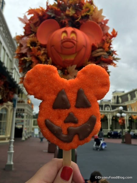 Jack-o-Lantern Krispy Treat