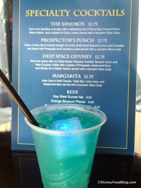 Menu and Deep Space Odyssey