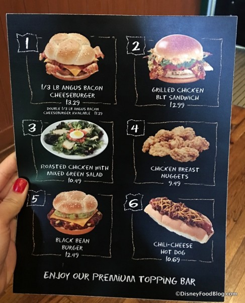 Restaurantosaurus Menu