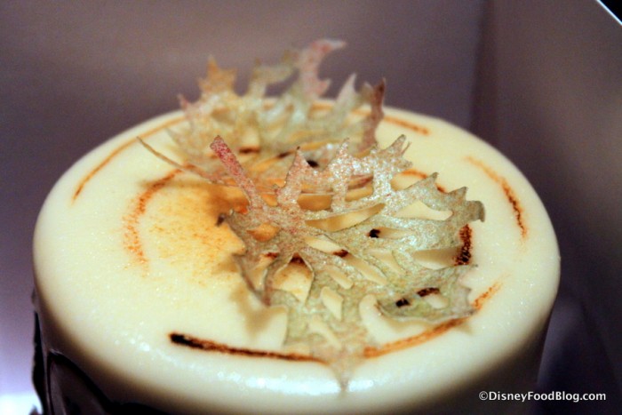 Petit Apple Cake -- Garnish Detail