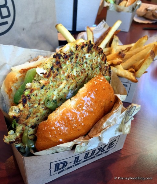 Veggie Burger and Fries