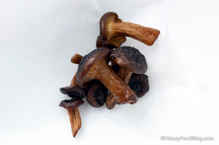 Jager Schnitzel Mushrooms -- Up Close