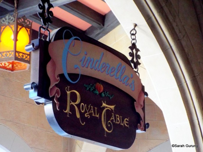 Sign outside restaurant