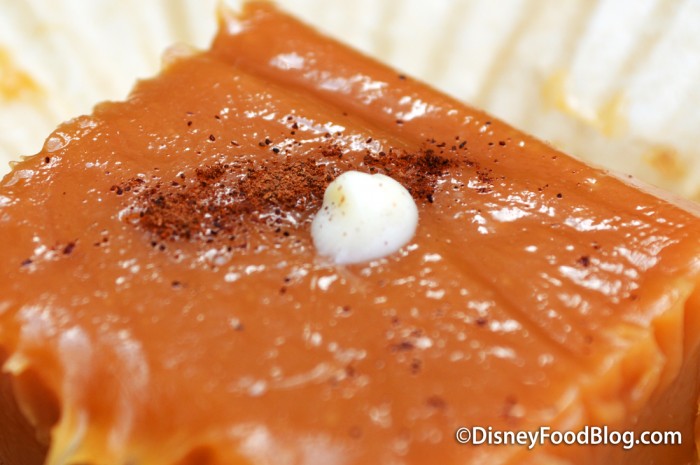 Eggnog Caramel close-up