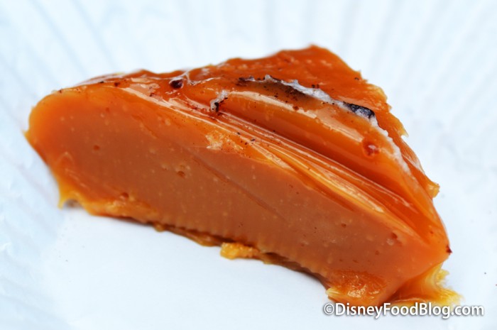 Eggnog Caramel cross-section