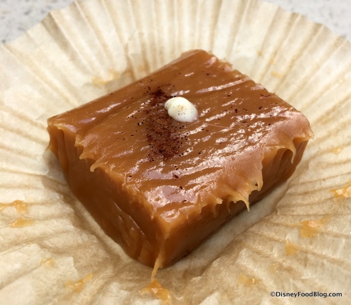 Eggnog Caramel Square