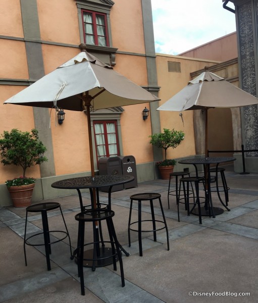 Outdoor Seating new Via Napoli Pizza Window