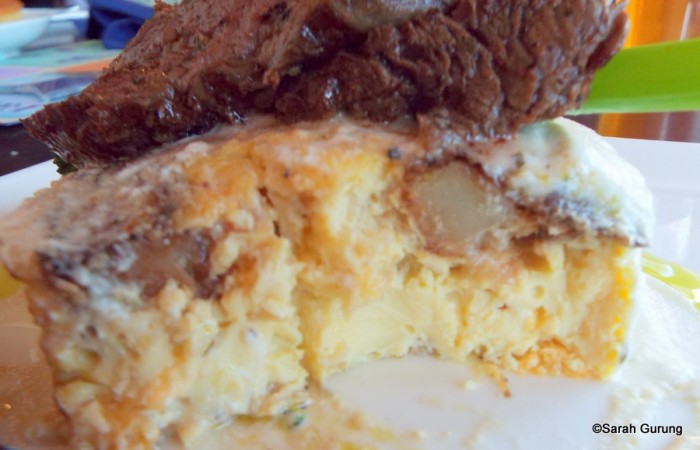 Fritatta Cross-Section