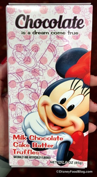 Minnie Mouse Milk Chocolate Cake Batter Truffles