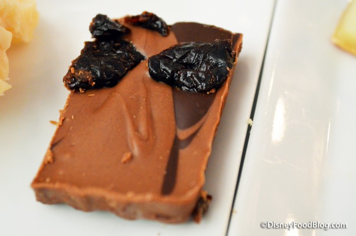 Milk Chocolate and Dark Chocolate Swirled Chocolate Cherry Bark